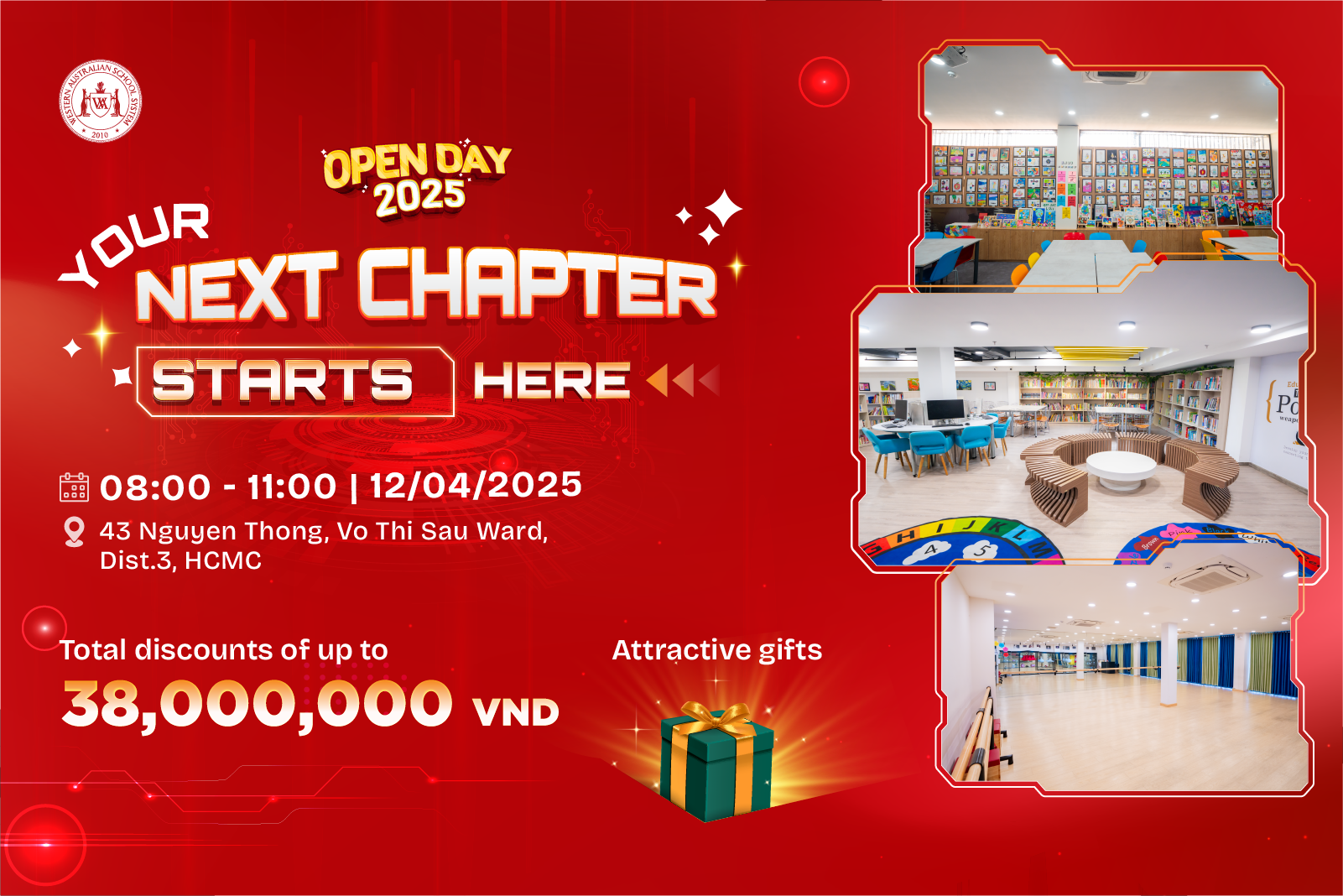 Your Day Starts Here Open Day banner