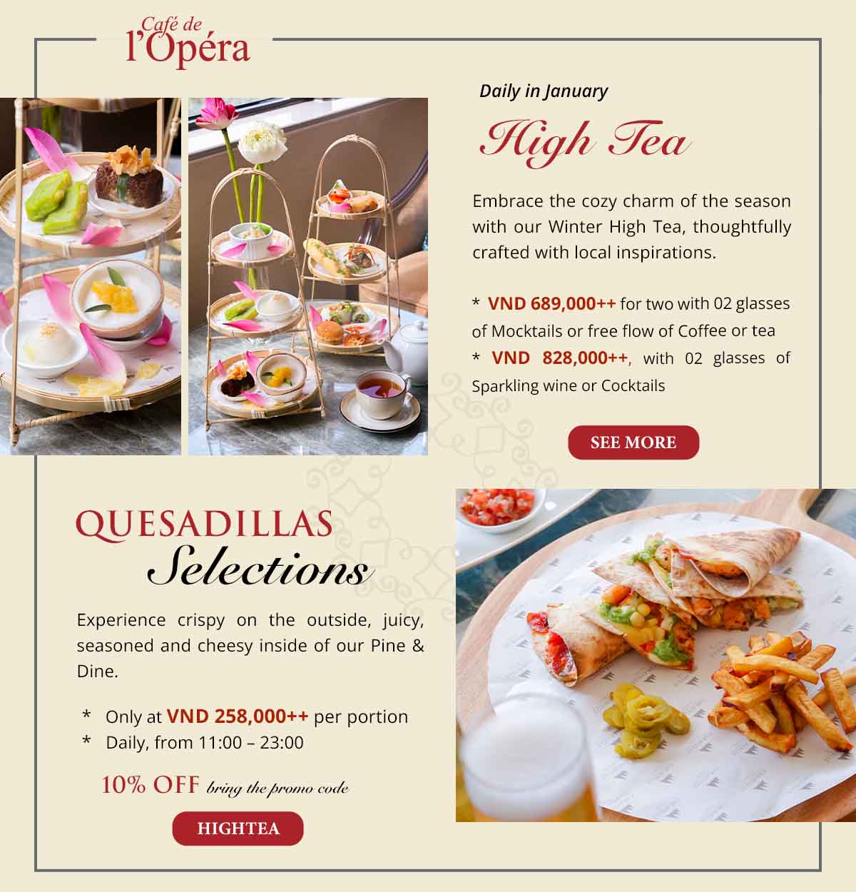 Savor January Offers