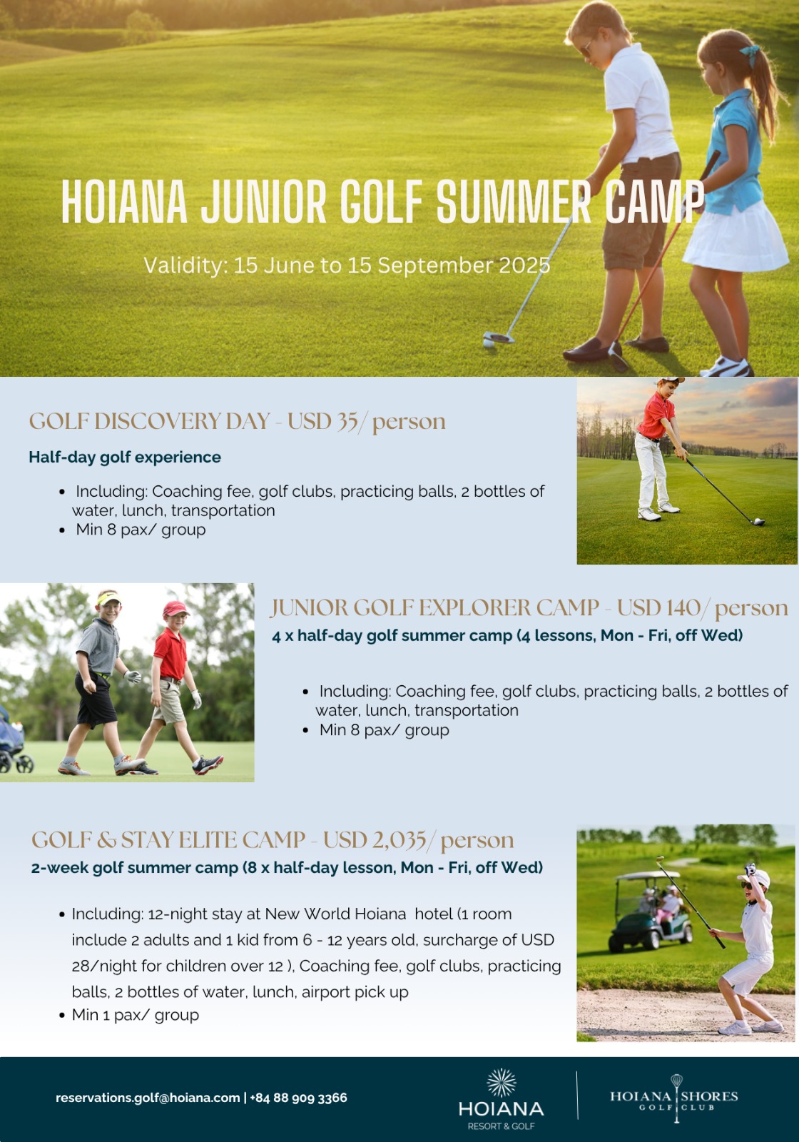 Hoiana Golf Camp