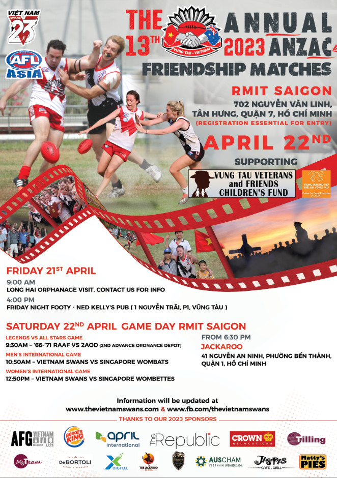 Vietnam Swans - ANZAC Friendship Match