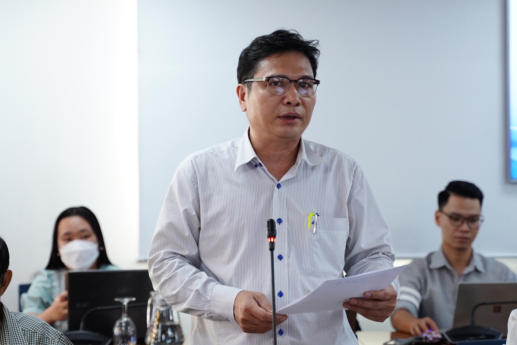 Mr. Pham Quang Hoi - Director of Center for Agricultural Consulting and Support (Department of Agriculture and Rural Development of Ho Chi Minh City). Photo: Quang Sung