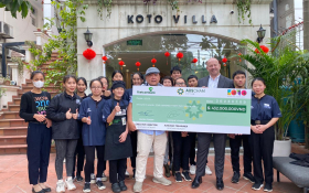 KOTO Auscham Charity Ball Donation Ceremony